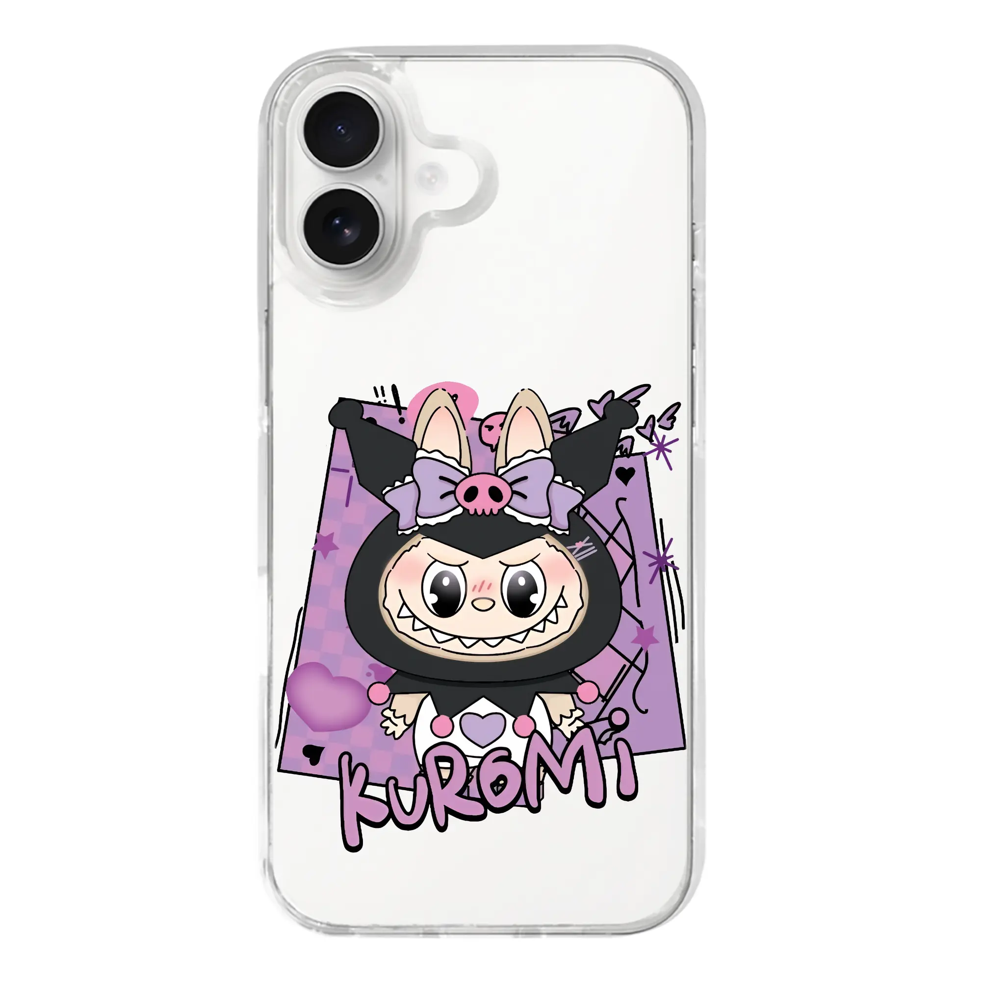 ラブブ グッズ ラブブ - iPhone 17シリーズ 透明スマホケース – 薄型・耐衝撃・精密フィット保護カバー